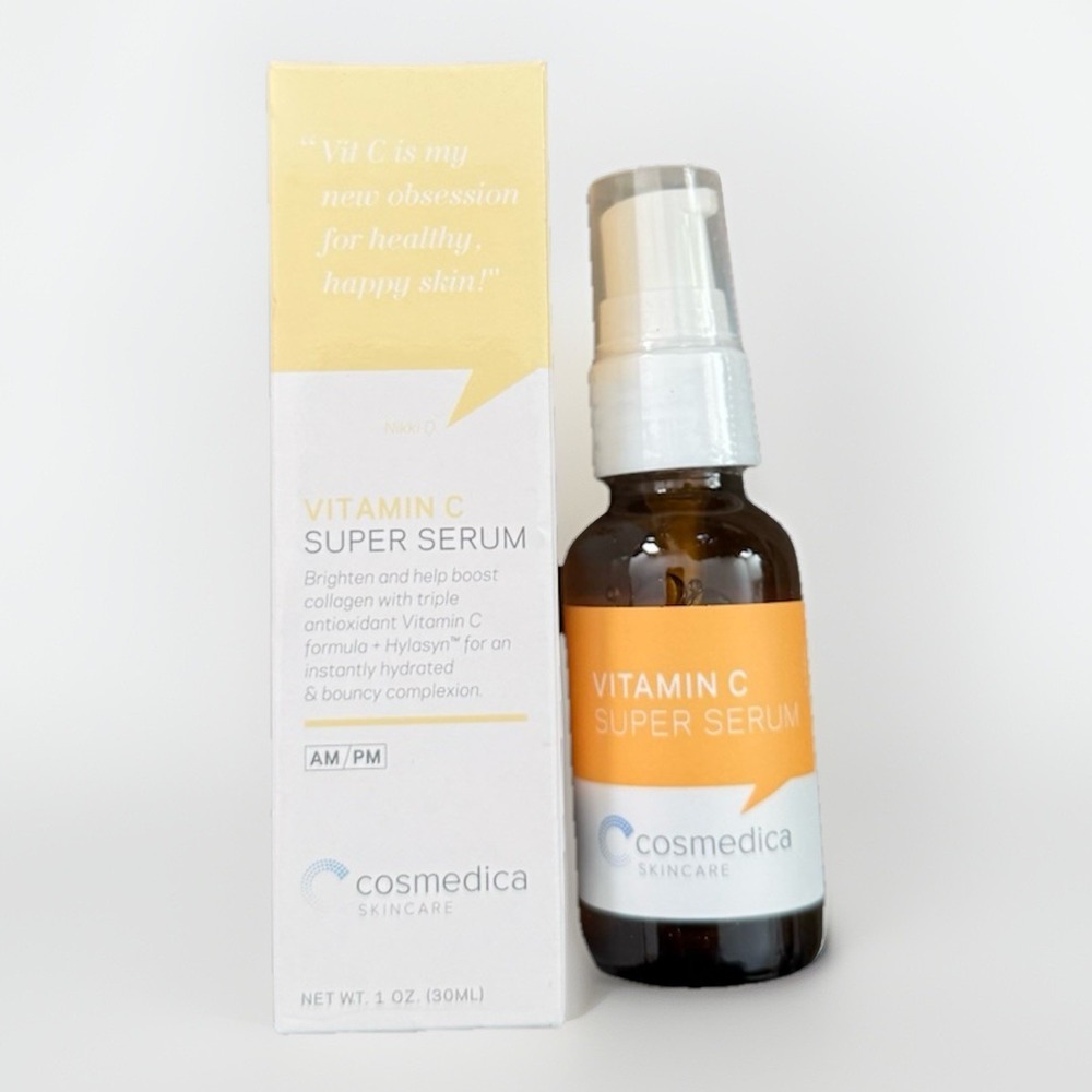 Cosmedica Skincare Vitamin C Super Serum 1 oz,‎ New EXP READ
